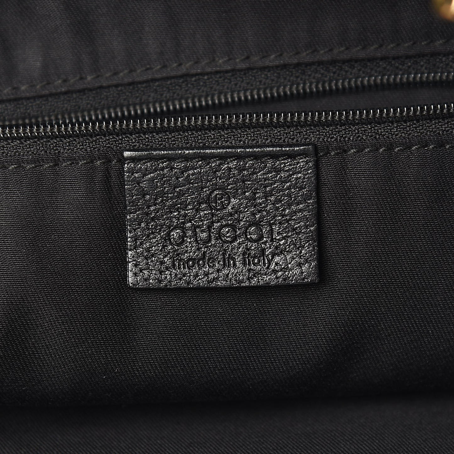 Calfskin Large Abbey Tote Black