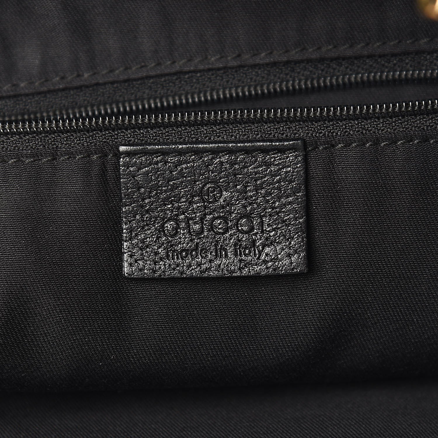 Gucci Calfskin Large Abbey Tote Black 6 of 11