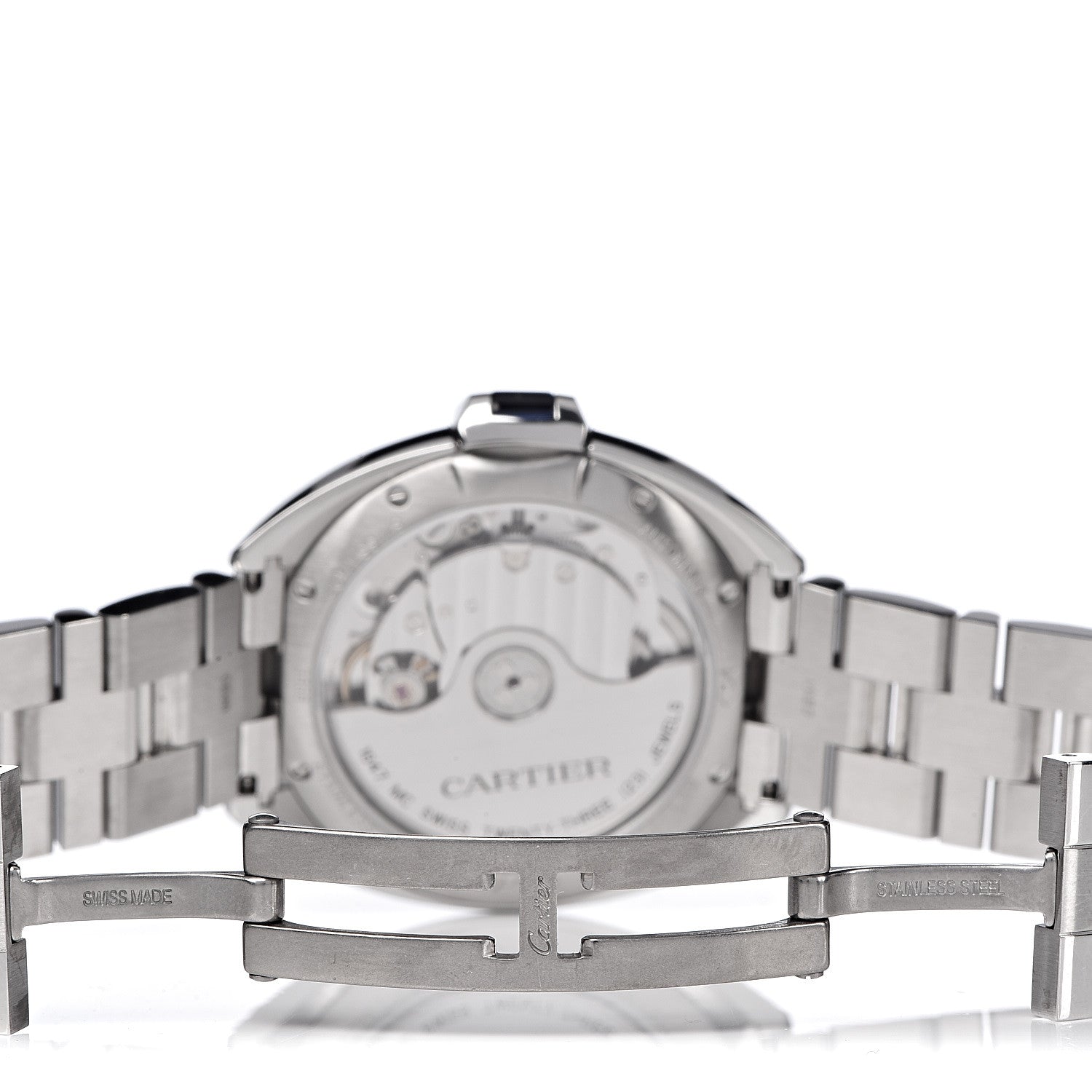 Cartier Stainless Steel 35mm Cle De Automatic Watch 5 of 7