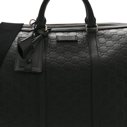 Gucci Guccissima Signature Medium Duffle Black 8 of 10