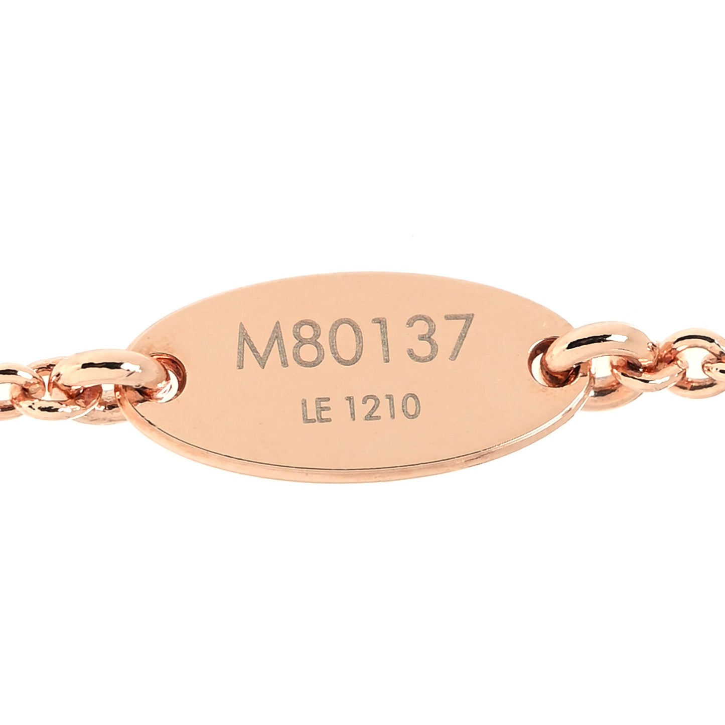 Essential V Necklace Rose Gold