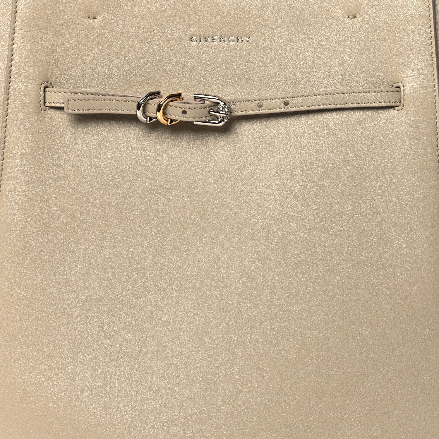 Givenchy Calfskin Voyou Medium North South Tote Natural Beige 7 of 10