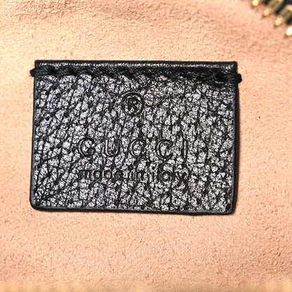 Gucci Grained Calfskin Web Mini Ophidia Round Shoulder Bag Black 6 of 10