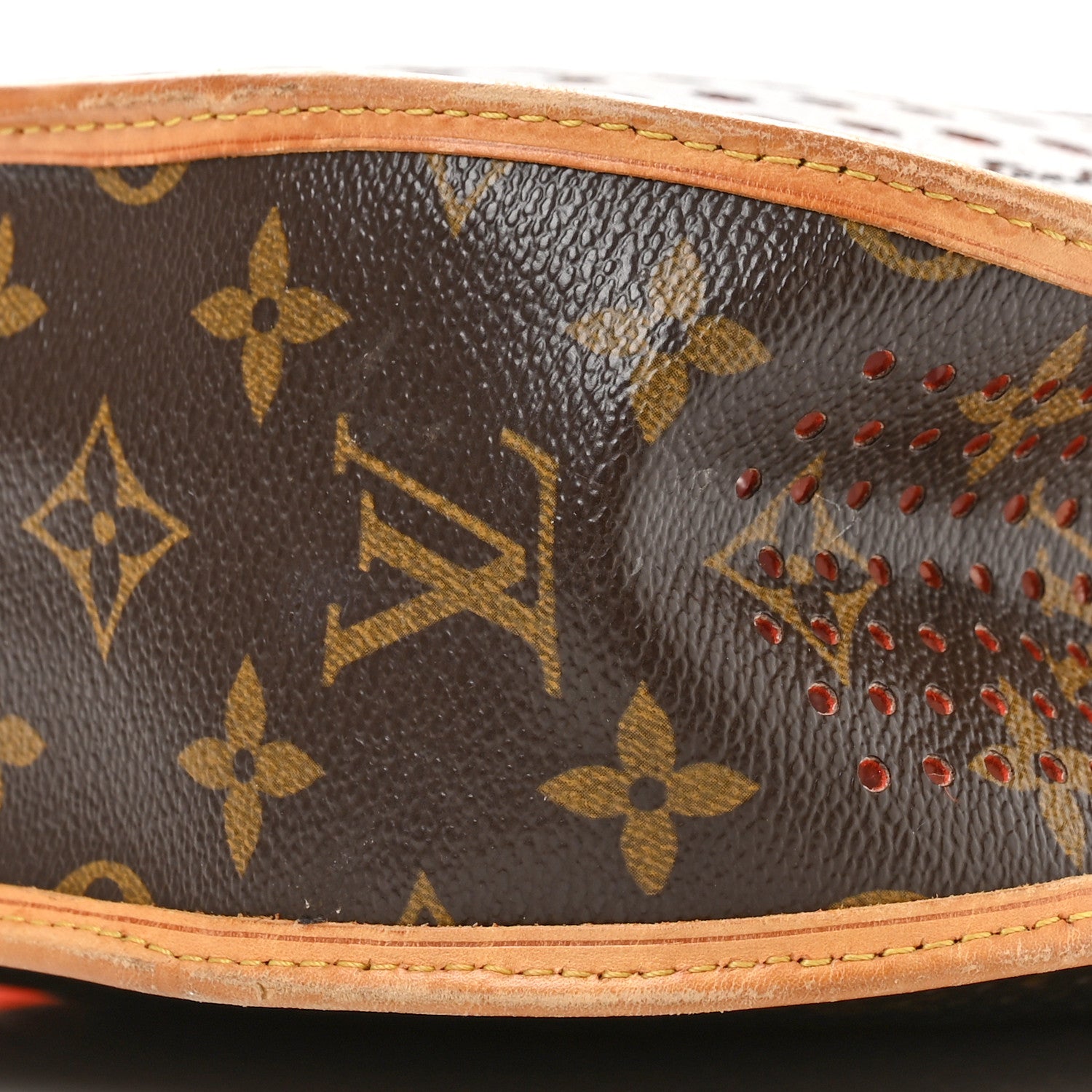 Louis Vuitton Monogram Perforated Musette Orange 10 of 10