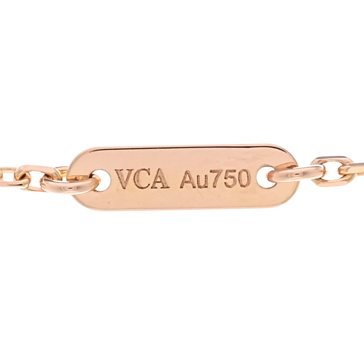 18K Rose Gold Sweet Alhambra Pendant Necklace