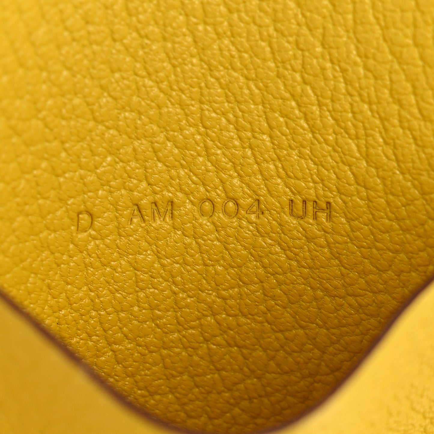 Chevre Mysore Mini In-The-Loop Card Holder Jaune De Naples