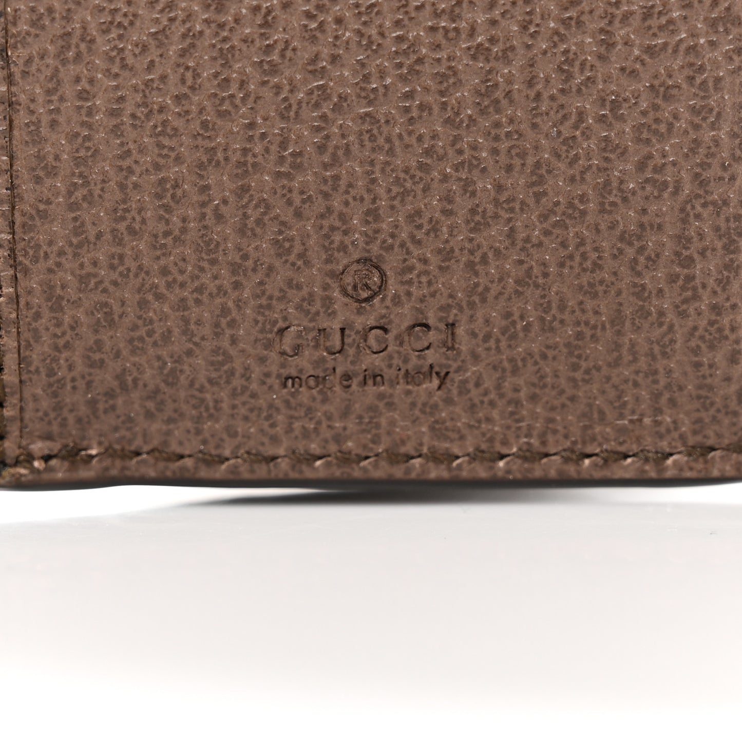 GG Supreme Monogram Web Ophidia Bi-Fold Wallet Beige New Acero