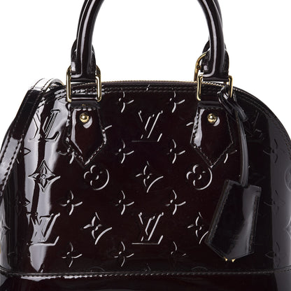 Louis Vuitton Vernis Alma BB Amarante 10 of 10