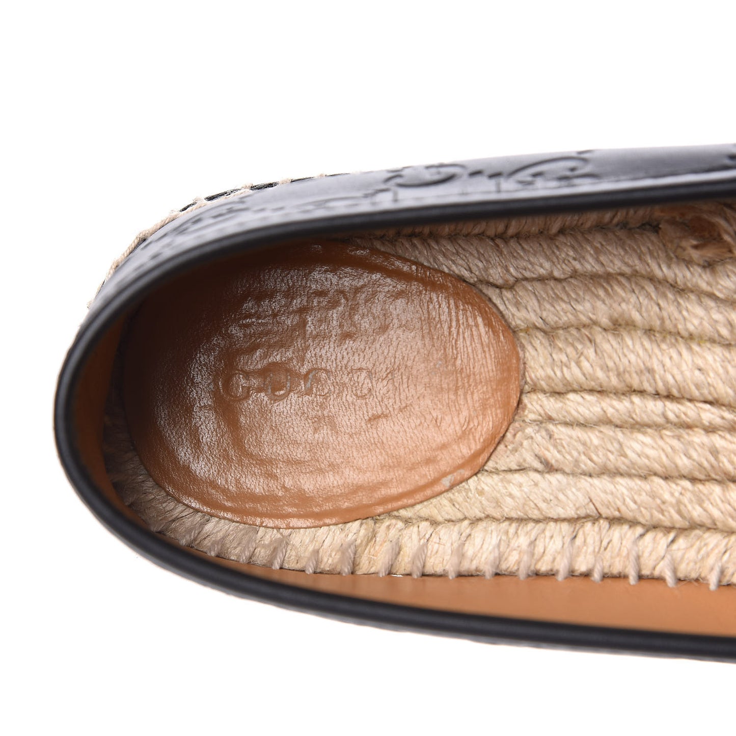 Guccissima Signature Espadrilles 38.5 Black