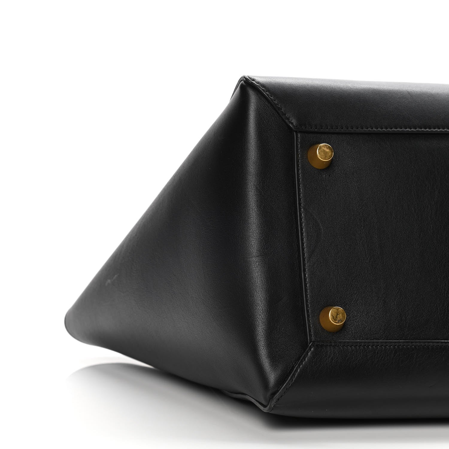 Celine Smooth Calfskin Small Bi-Color Belt Bag Black Cream 8 of 17