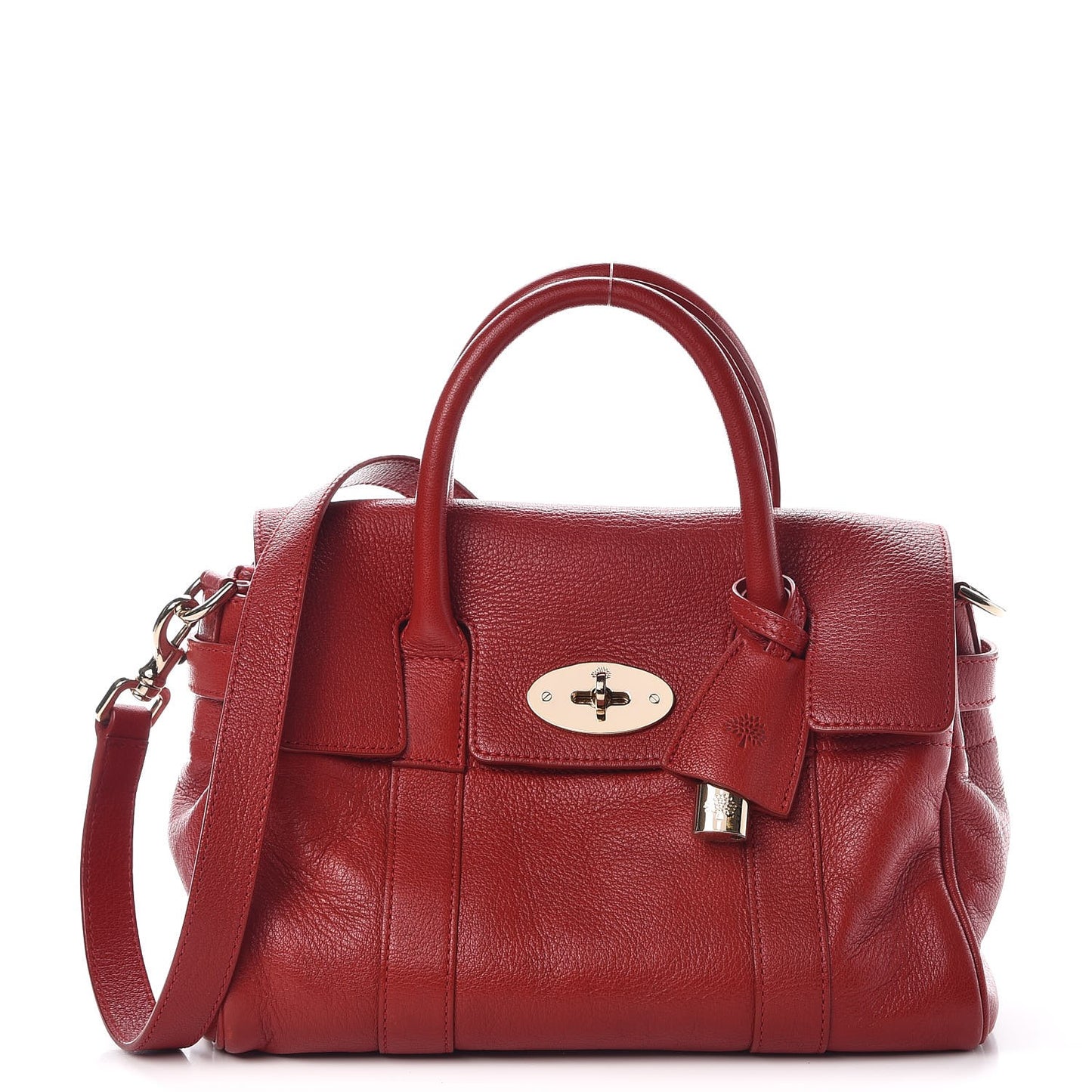 Soft Grain Calfskin Small Bayswater Poppy Red