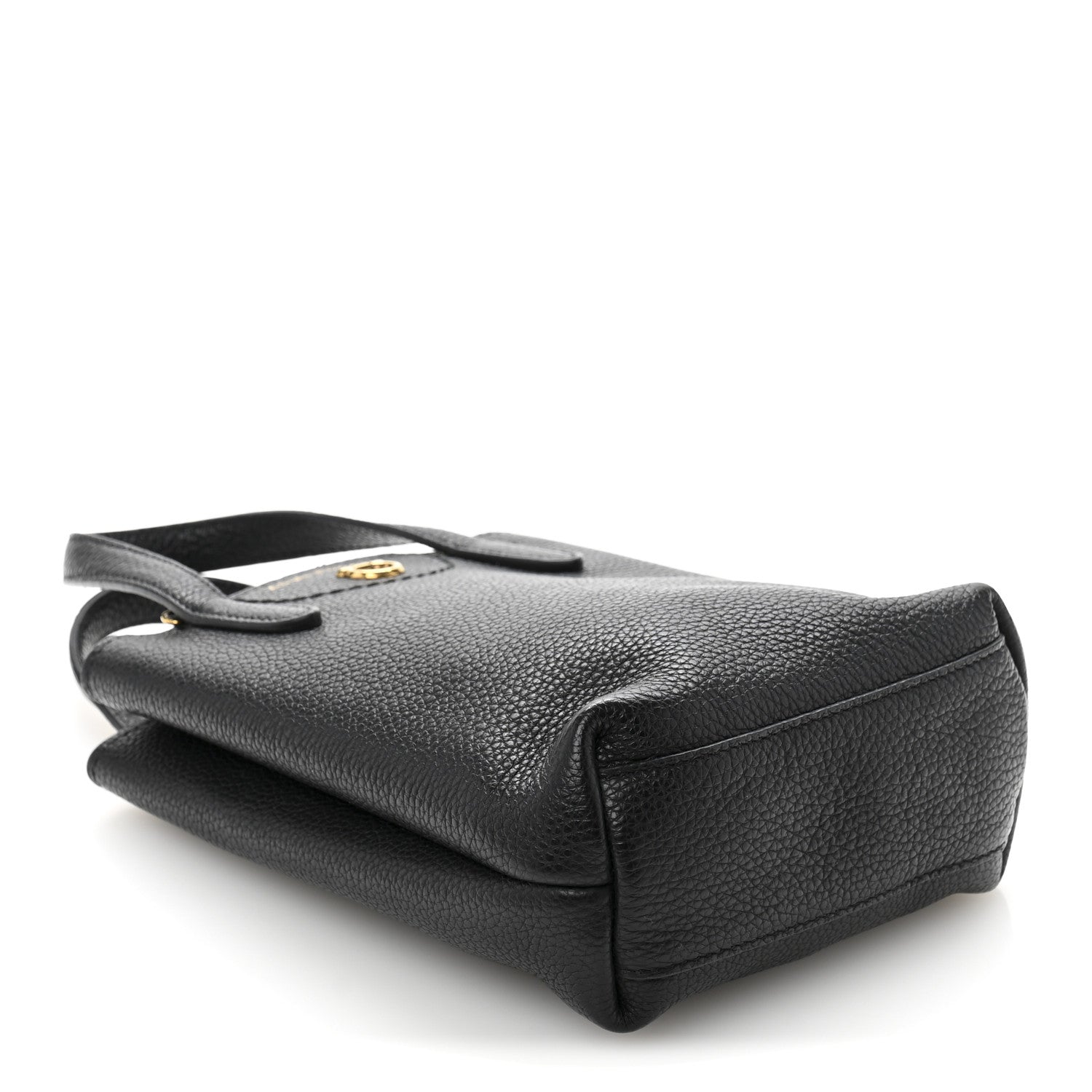 Salvatore Ferragamo Tumbled Calfskin Gancini Mini Bag Black 4 of 14