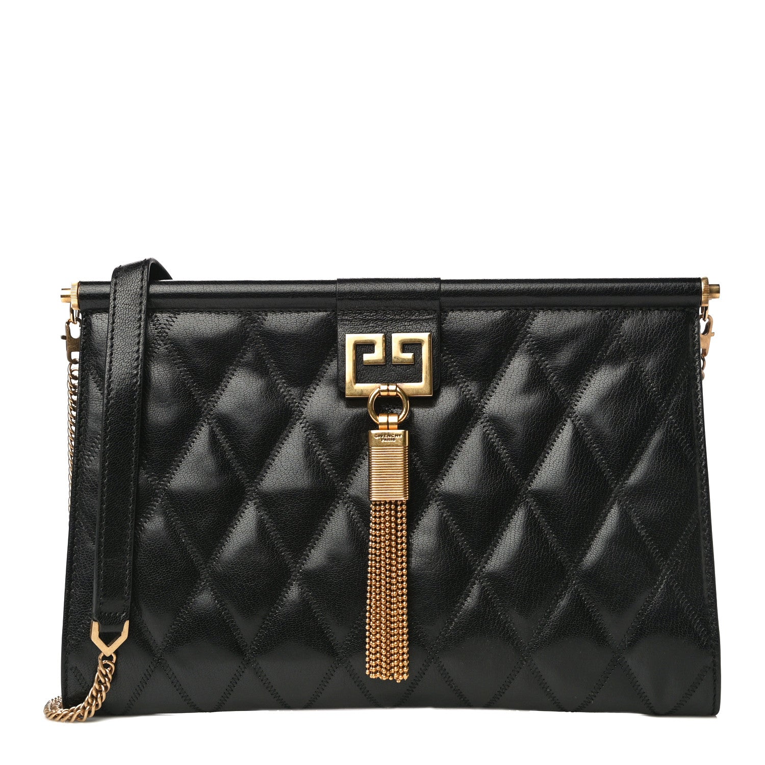 Givenchy Goatskin Quilted Medium Gem Bag Black 1 of 15