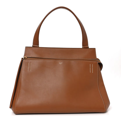 Celine Smooth Calfskin Medium Edge Shoulder Bag Camel 1 of 11
