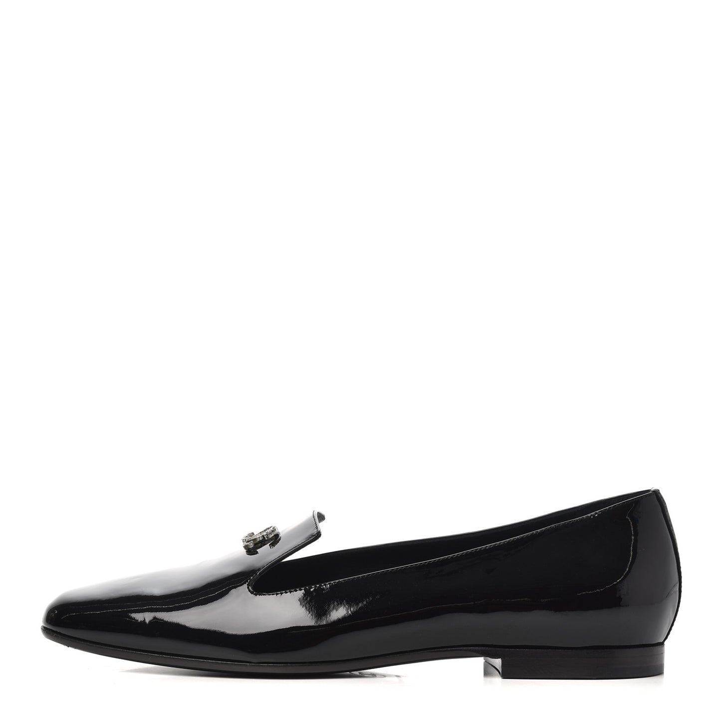 Patent CC Mocassin Loafers 38 Black