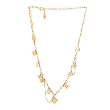 Louis Vuitton Metal Blooming Supple Necklace Gold 3 of 6