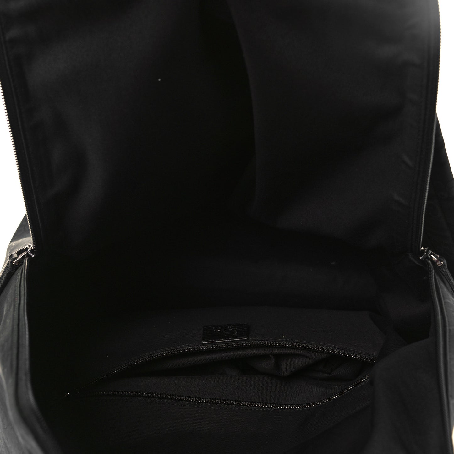 Nylon Monogram Medium Backpack Black
