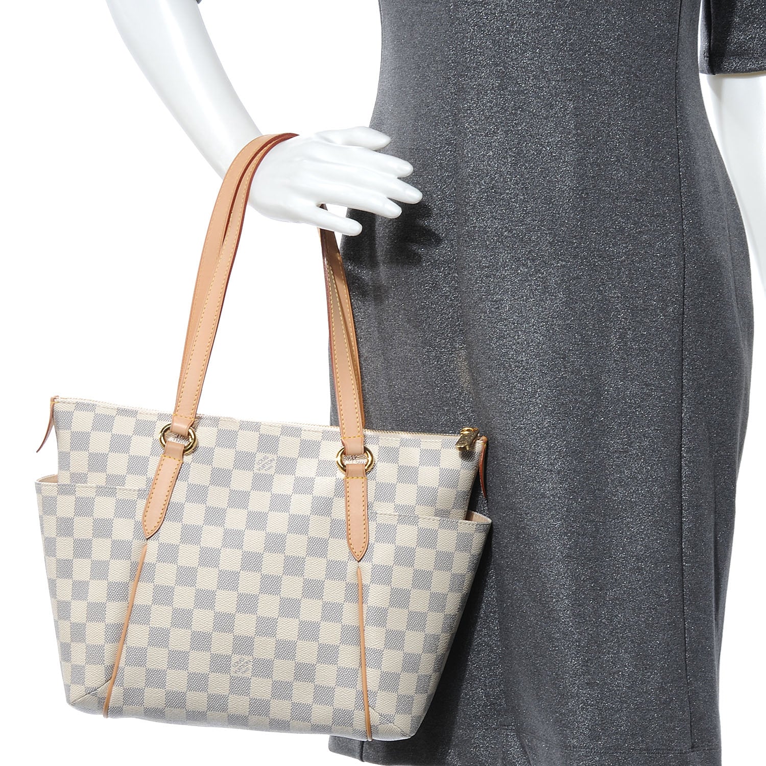 Louis Vuitton Damier Azur Totally MM 2 of 7