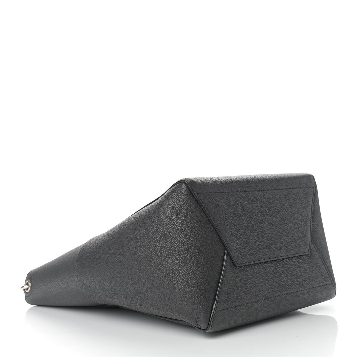 Soft Grained Calfskin Sangle Bucket Bag Anthracite