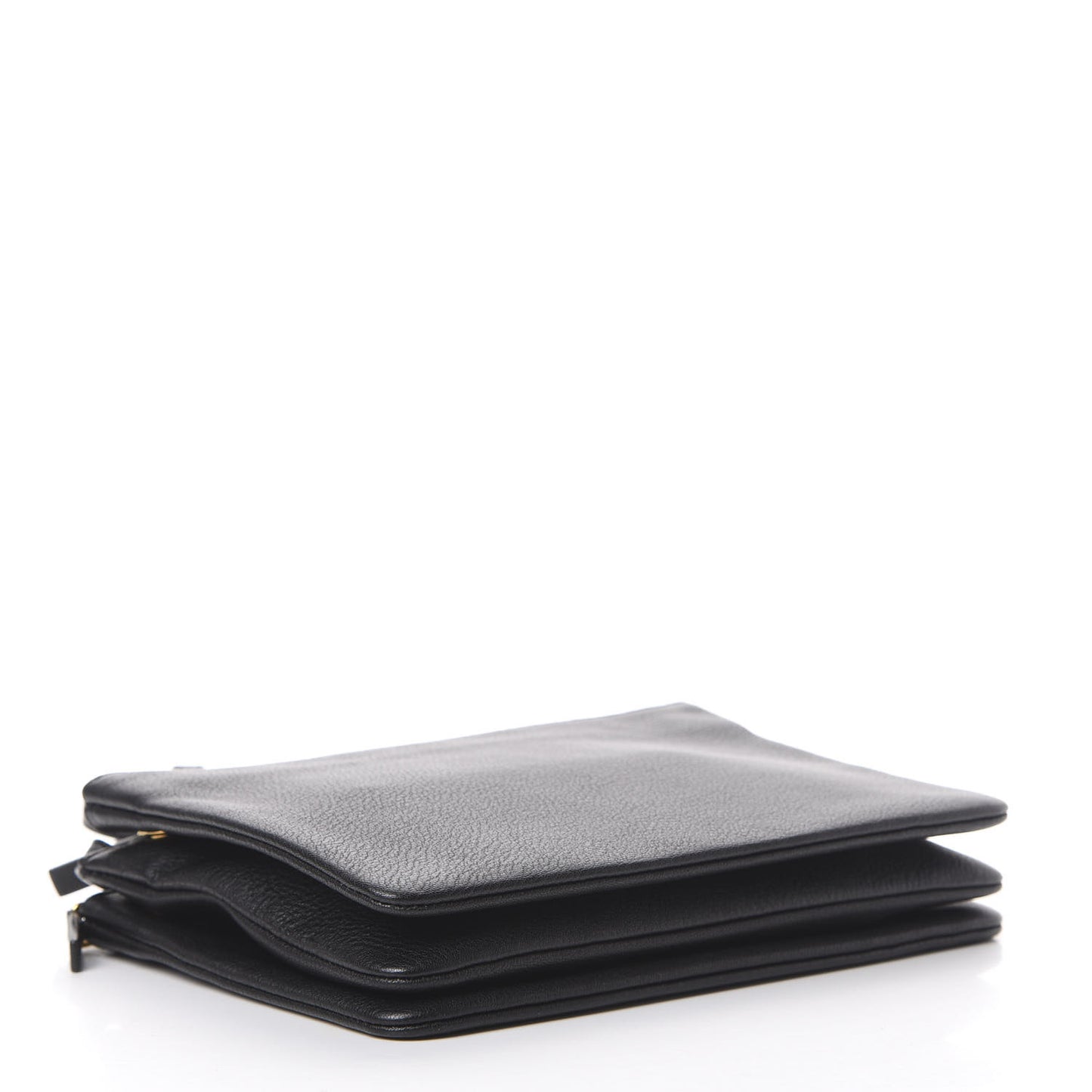 Lambskin Small Trio Crossbody Bag Black