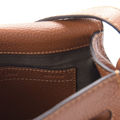 Chloe Calfskin Mini Marcie Round Crossbody Bag Tan 8 of 9