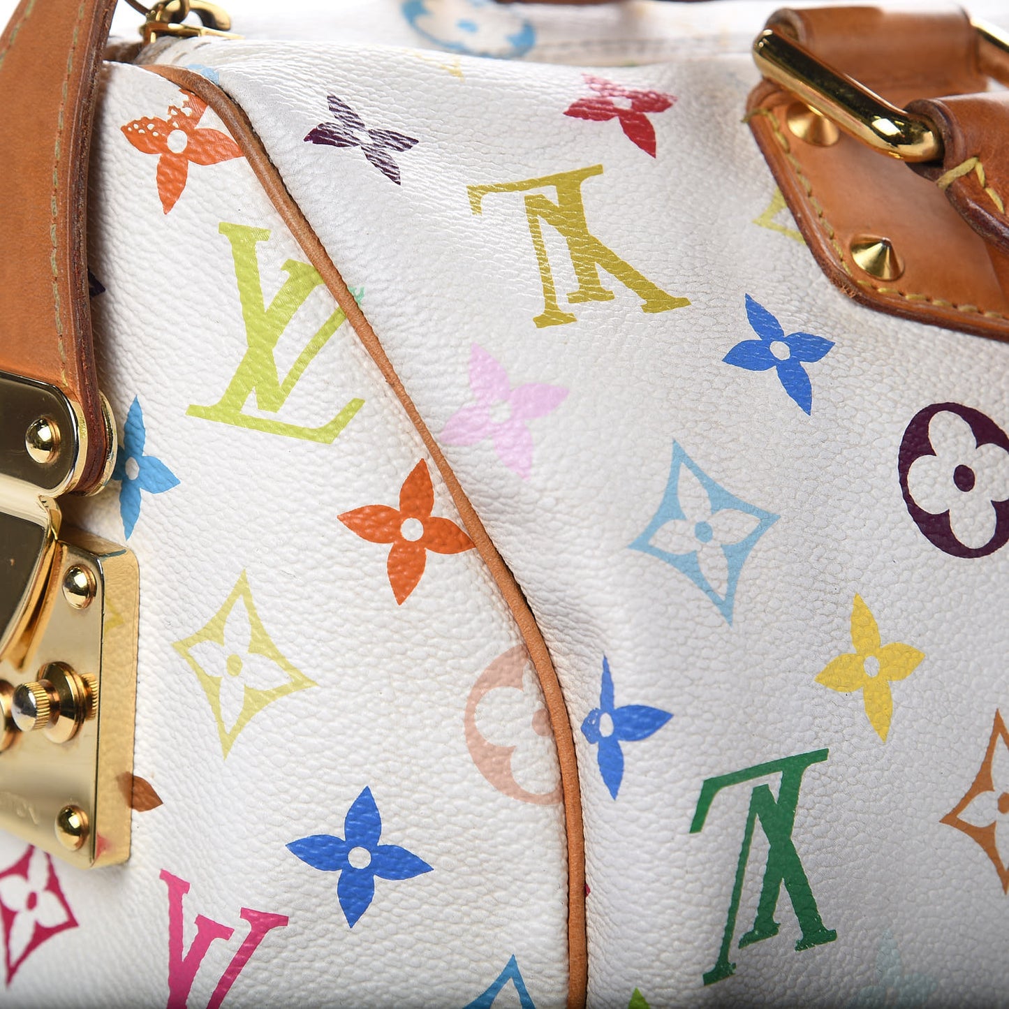 Monogram Multicolor Speedy 30 White