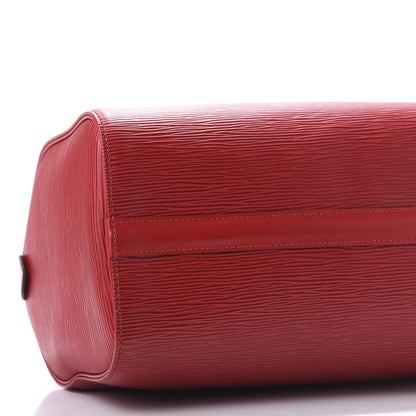 Louis Vuitton Epi Speedy 25 Castillan Red 6 of 11