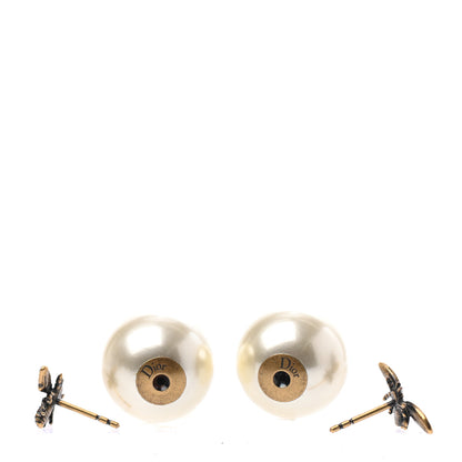 Christian Dior Pearl Bee Star Mise En Dior Tribal Earrings 3 of 3