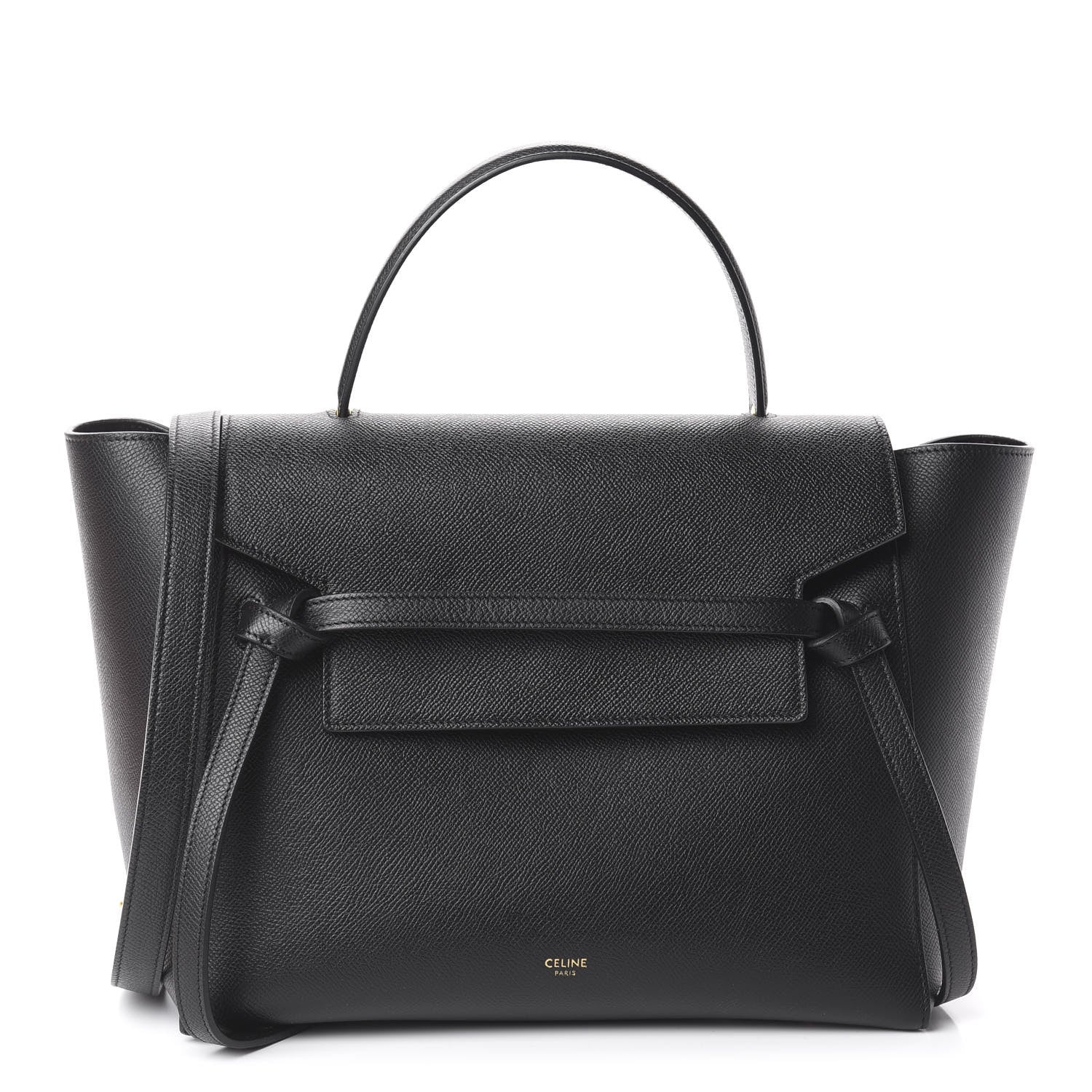 Celine Grained Calfskin Mini Belt Bag Black 1 of 7