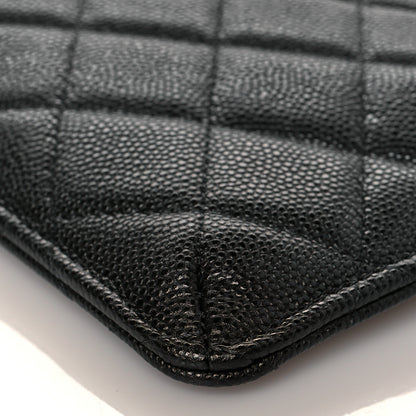 Chanel Caviar Quilted Classic iPhone Pouch Black 8 of 10