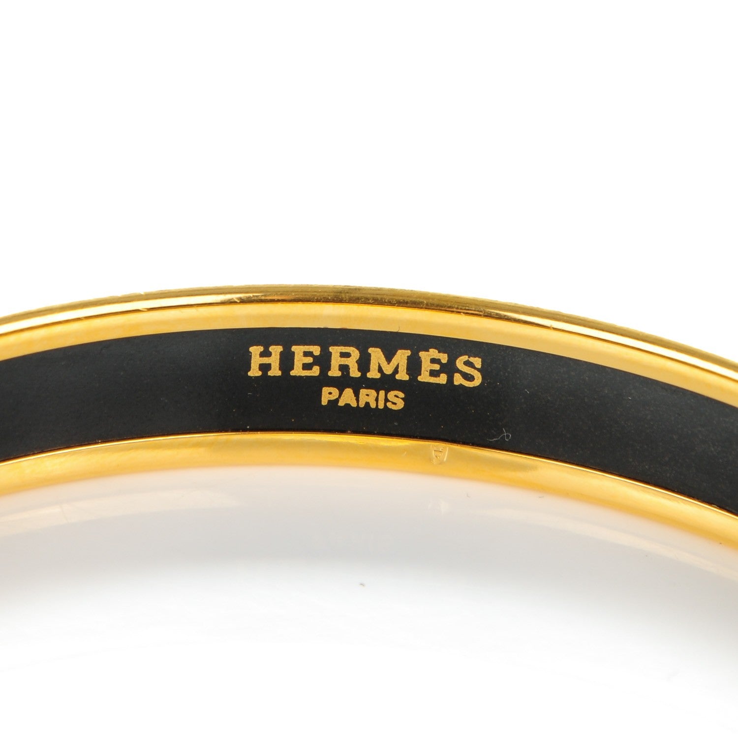 Hermes Enamel Printed Narrow Flacons Bracelet 65 3 of 5