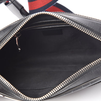Gucci Soft GG Supreme Monogram Web Belt Bag Black Grey 5 of 10