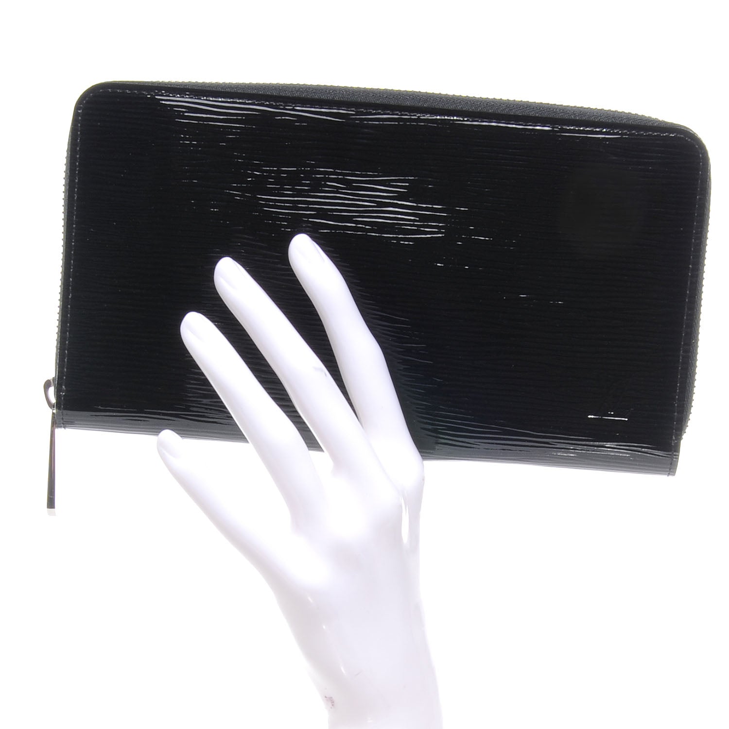 Louis Vuitton Epi Electric Zippy Organizer Wallet Black 2 of 8