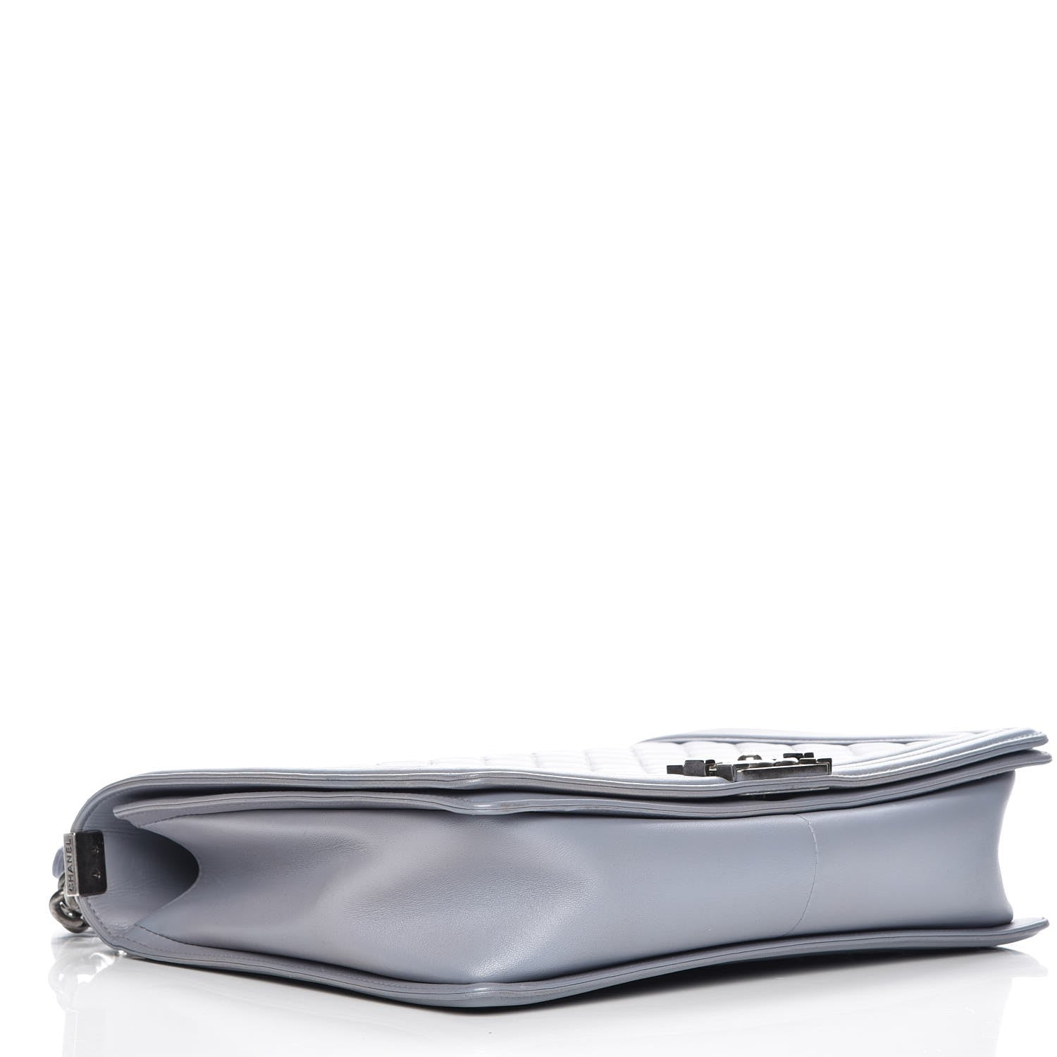 Chanel Lambskin Quilted Large Boy Flap Grey 4 of 7