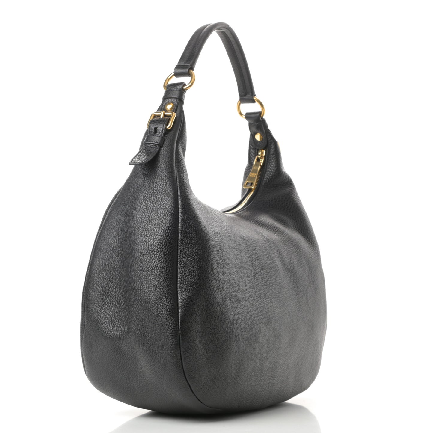 Vitello Daino Hobo Black