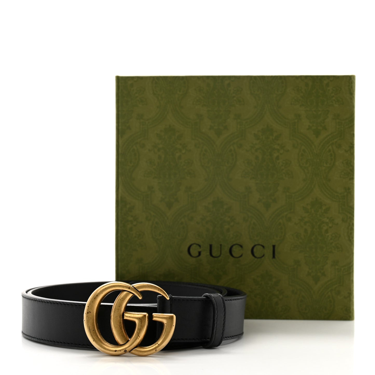 Calfskin Double G 40mm Belt 100 40 Black