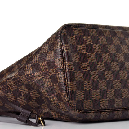 Louis Vuitton Damier Ebene Neo Neverfull MM Rose Ballerine 7 of 10
