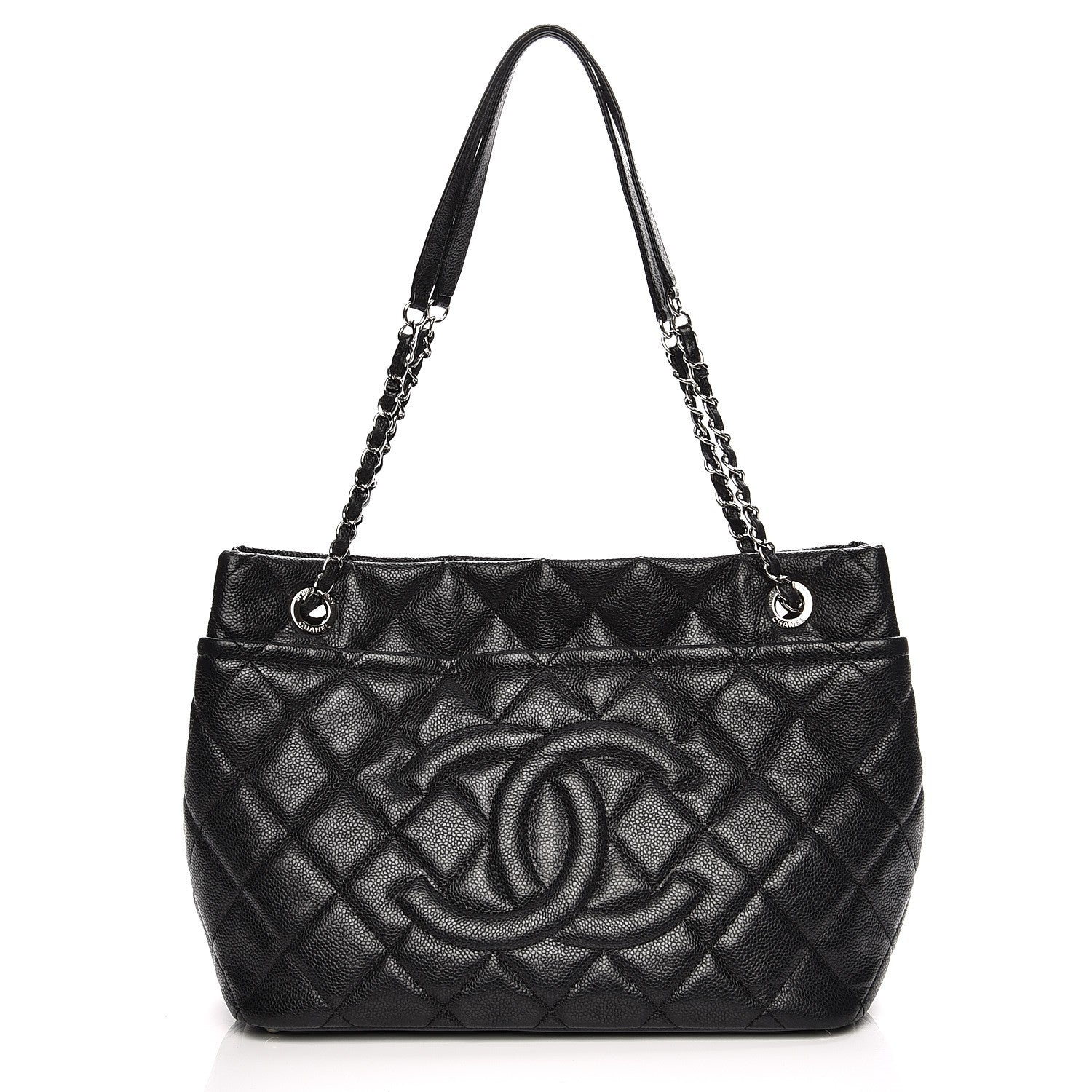 Chanel Caviar Quilted Timeless CC Soft Tote Black 1 of 15