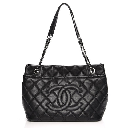 Chanel Caviar Quilted Timeless CC Soft Tote Black 1 of 15