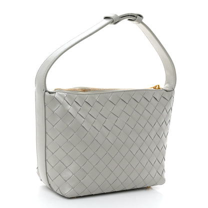 Bottega Veneta Calfskin Nappa Intrecciato Mini Wallace Agate Grey 3 of 9
