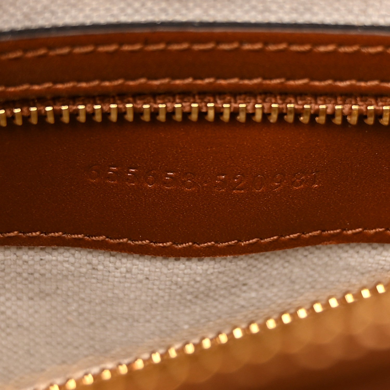 Gucci Charisma Calfskin Gucci Embossed Medium Diana Tote Bag Peanut Brown 7 of 12