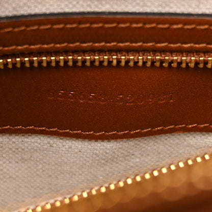 Gucci Charisma Calfskin Gucci Embossed Medium Diana Tote Bag Peanut Brown 7 of 12