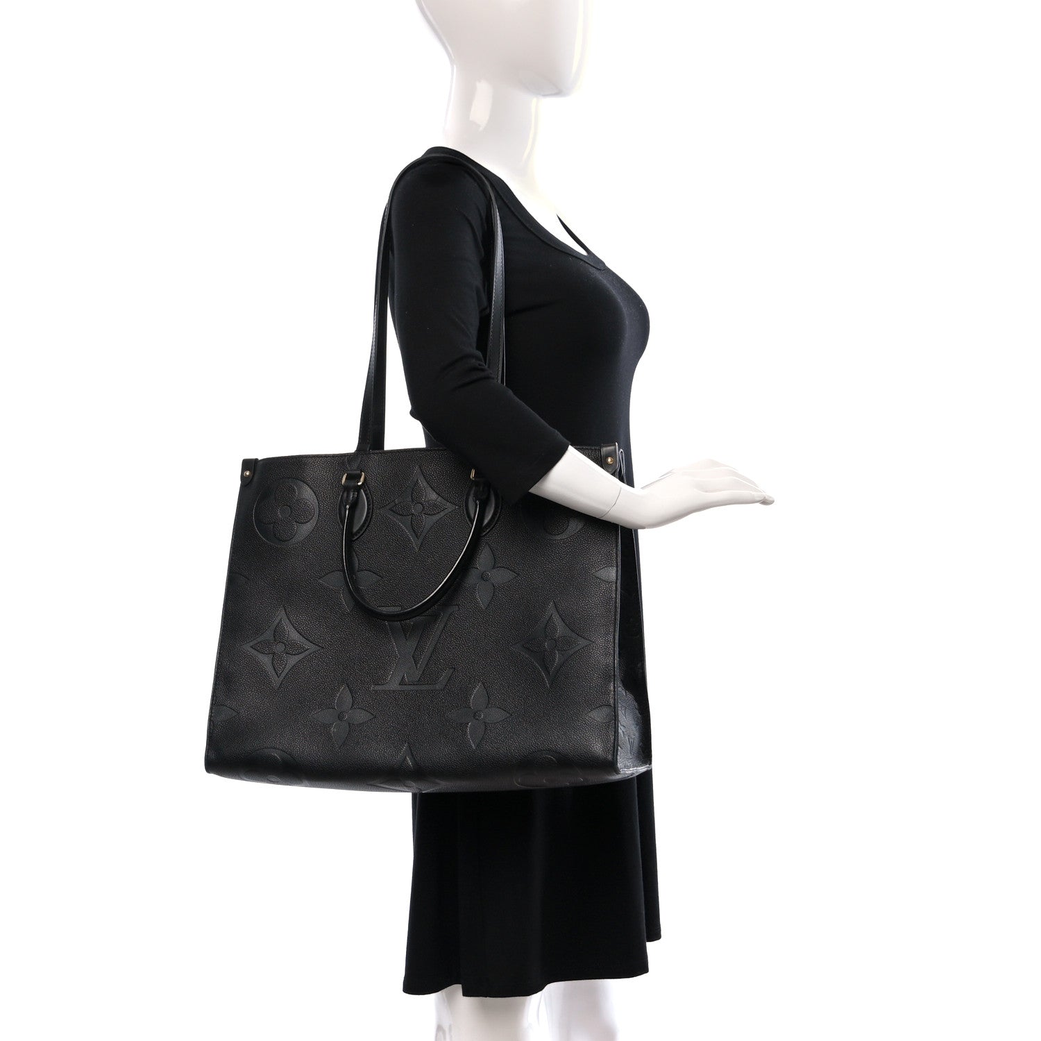 Louis Vuitton Empreinte Monogram Giant Onthego GM Black 2 of 9