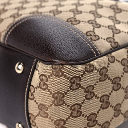 Gucci Monogram Medium Princy Tote Dark Brown 11 of 14