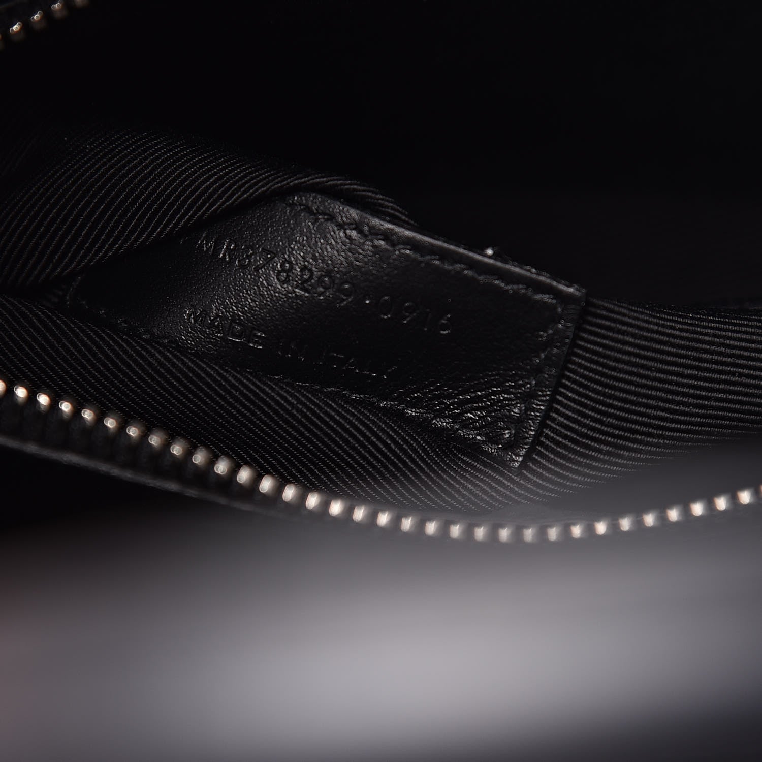 Saint Laurent Calfskin Crocodile Embossed Small Sac de Jour Black 7 of 12