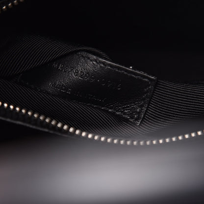 Saint Laurent Calfskin Crocodile Embossed Small Sac de Jour Black 7 of 12