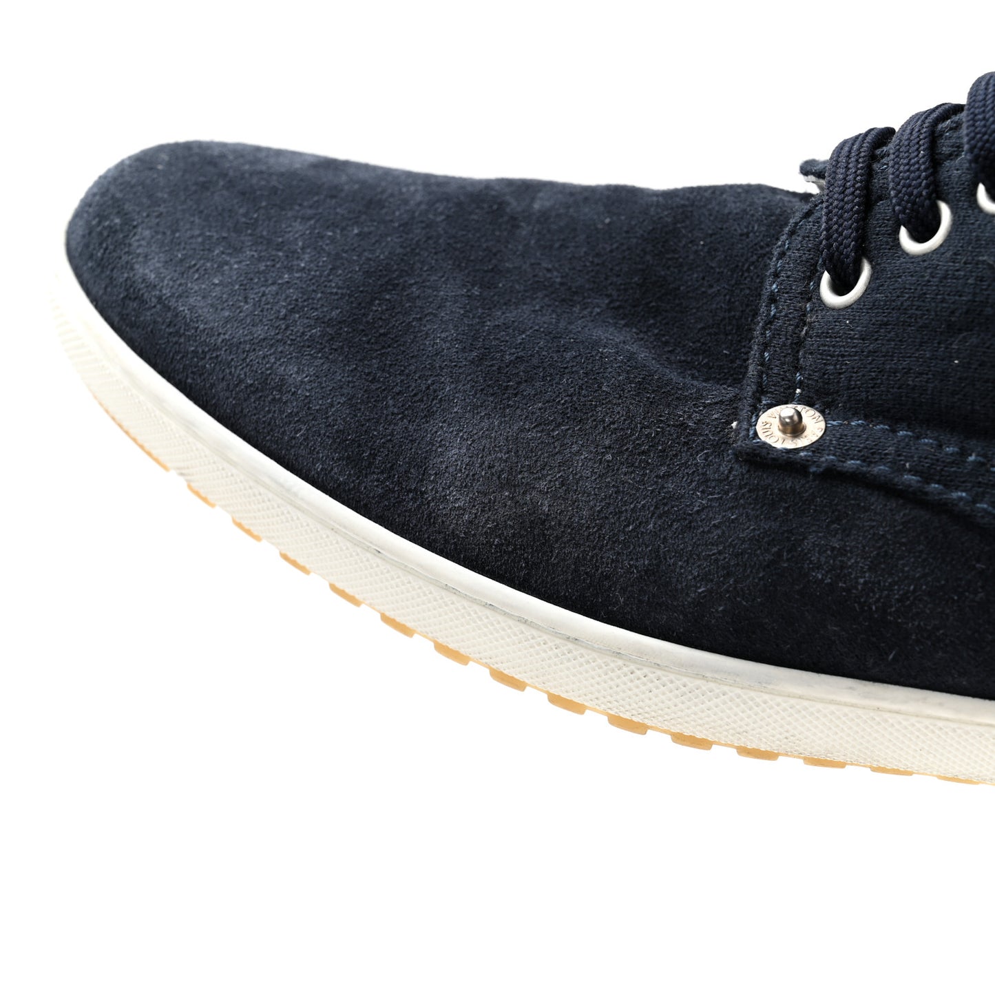 Suede Cotton Team Derby Sneakers 5 Marine