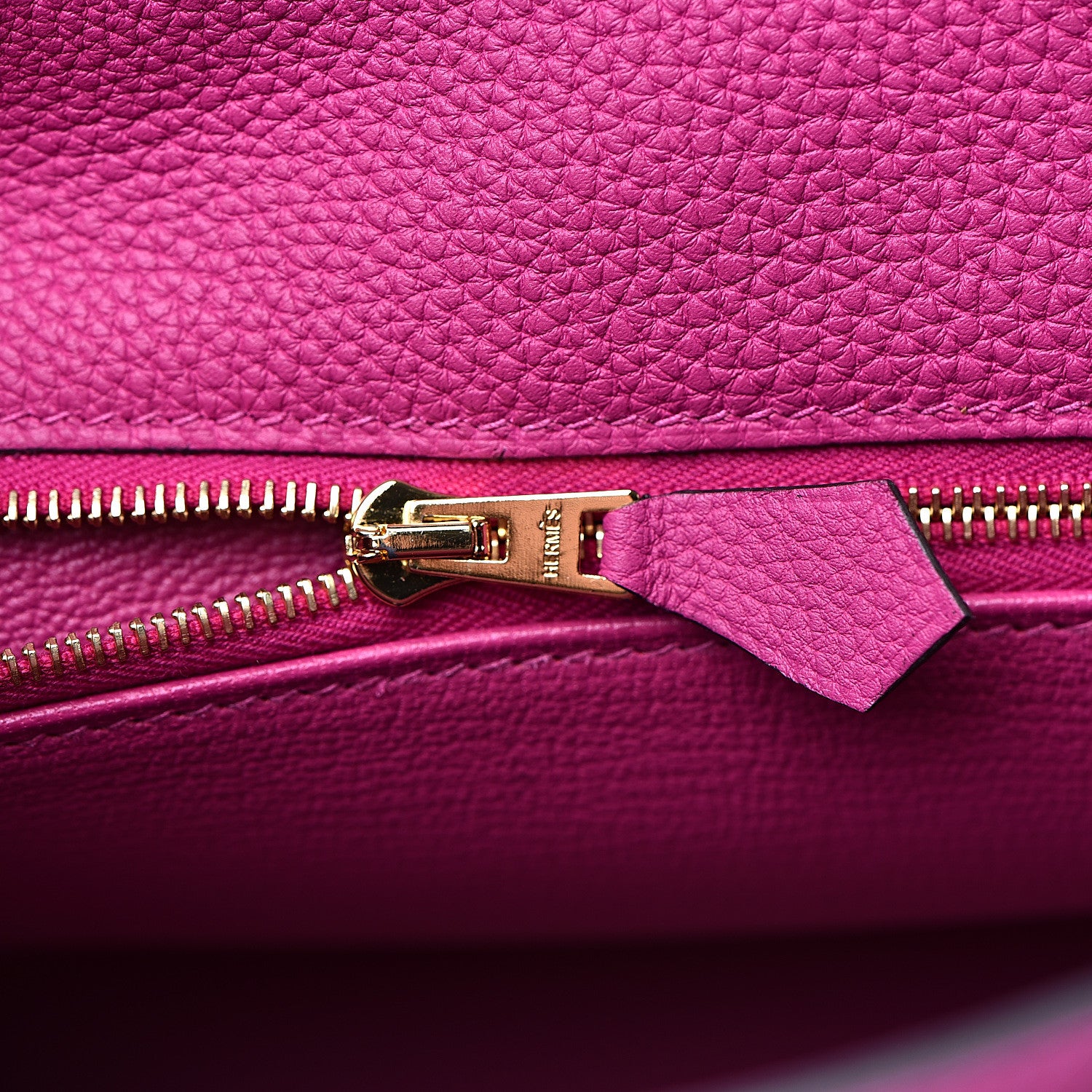 Hermes Togo Kelly Retourne 25 Rose Pourpre 12 of 30