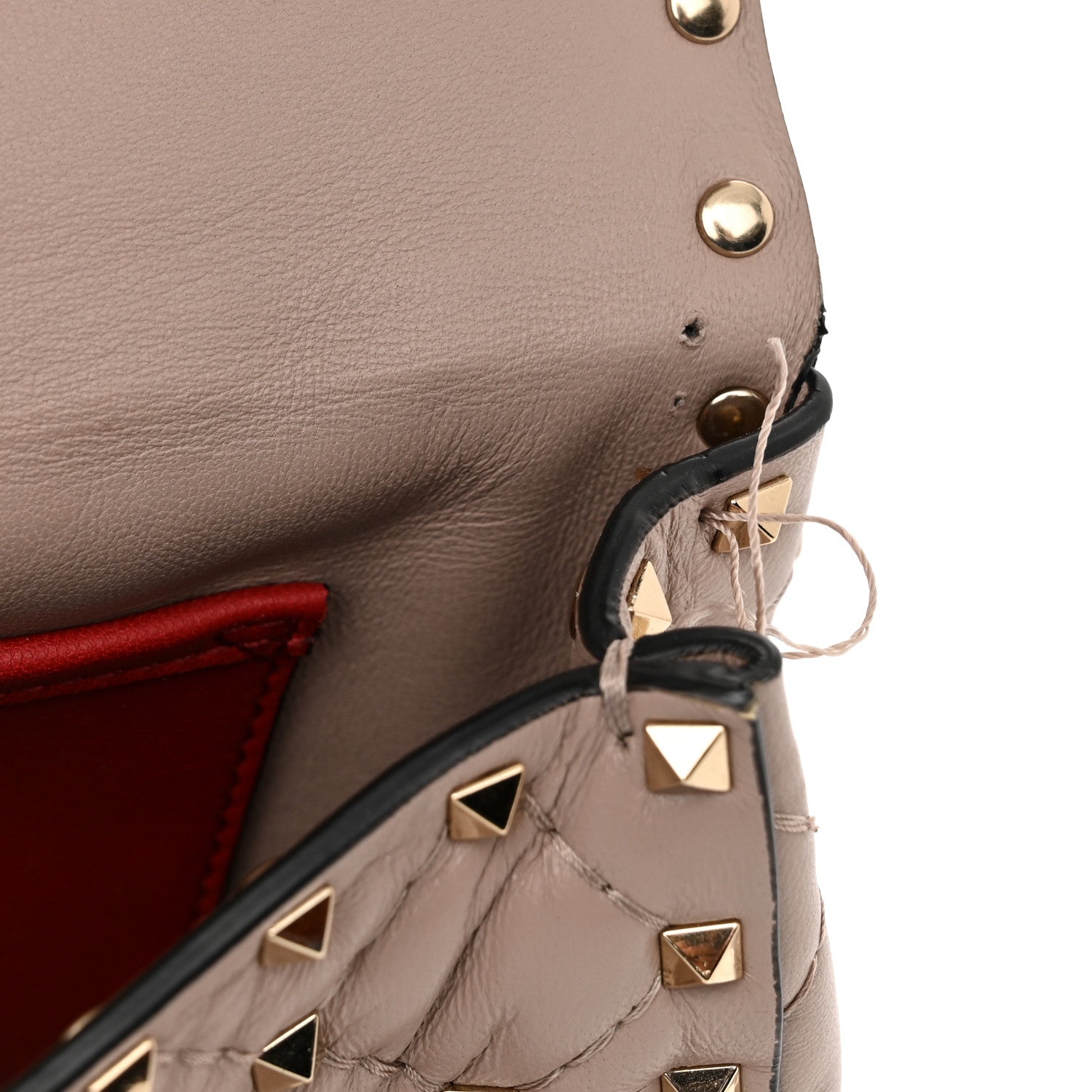 Valentino Garavani Nappa Small Rockstud Spike Shoulder Bag Poudre 11 of 11