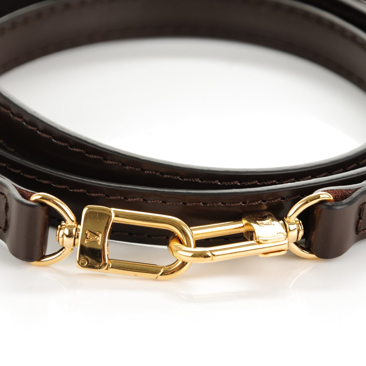 Calfskin 12mm Adjustable Shoulder Strap Brown